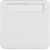 Berker 162909 rocker with labelling field polar white, glossy wg Up IP44