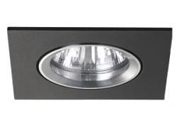 Brumberg 6600 NV recessed spotlight GX5.3/50W black/aluminium