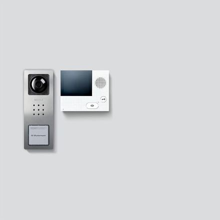 Siedle 210008746-00 SET CVB 850-1 E/W EFH stainless steel Basic Bus video system set