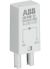 ABB STOTZ-KONTAKT CR-P/M 62E, CR-P/M 62E plug-in module LED red, 24-60VAC/DC, 1SVR405654R4000
