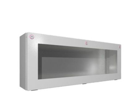 RITTAL 1613000 KX sheet steel viewing window 800x300x155mm bus housing
