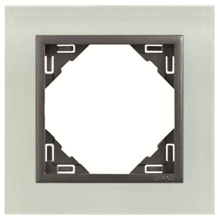 EFAPEL SINGLE FRAME CRISTAL/GRAY