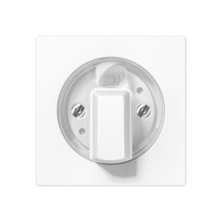 Jung A1541WW cover for rotary switch, Duroplast, series AS/A, alpine white