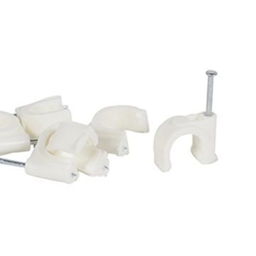 Legrand 031560 nail clamp CABLE 12MM white, (pure white)