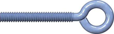 Reisser 000353S021-050050S-1 ring screw with metric thread RN 353, M 5 X 50, steel, galvanized, blue pass., packed 40 a