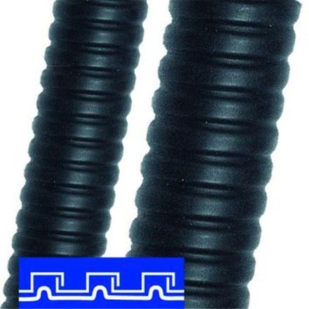Flexa 12011112022 SPR-PVC-AS AD27 22x27mm black metal protection hose