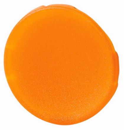 Eaton M22-XDL-A button lens, flat, amber, 167437