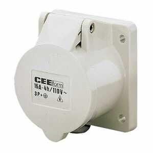 Mennekes 3222 surface-mounted box 16A 4-pole 12h IP44