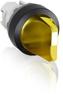 ABB Stotz-Kontakt M3SS3-11Y, illuminated selector switch actuator yellow, C with return to B, 1SFA611212R1103