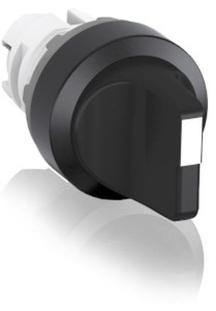 ABB Stotz-Kontakt M3SSV2-10B, selector switch actuator black, vertical, double-sided retraction, 1SFA611231R1006