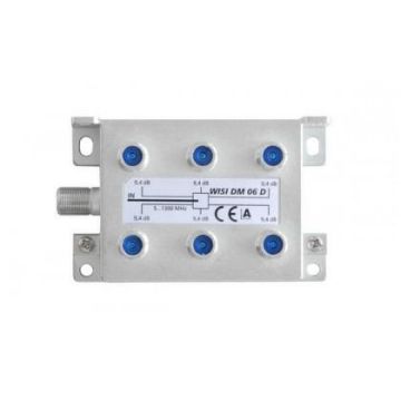 WISI DM06D 6-way CATV distributor 5...1300 MHz