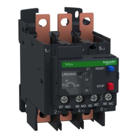 Schneider Electric LRD3506 37-50A CL 10A Ringk Motor Protection Relay