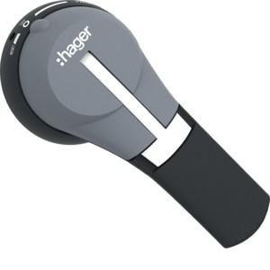 Hager HXW901H 2 IP55 (Handle sq : 10x10mm) Handle size