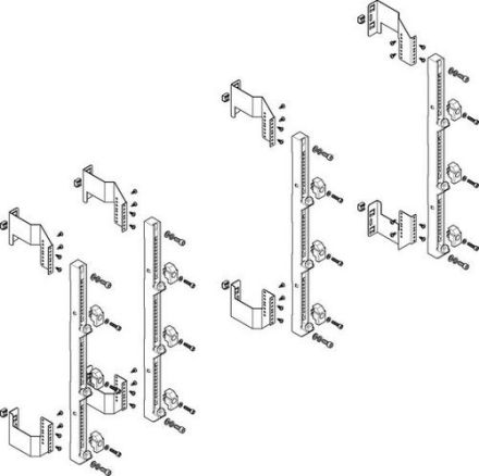 ABN flat 185mm for CU 30x10mm 3-pole 150mm busbar module (MFS55903)