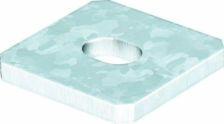 OBO Bettermann GMS 1FT 40x40mm 1 hole connection plate, 1124643