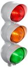 Grothe 38968 3LE incl. warning lights LED traffic light module, 38968
