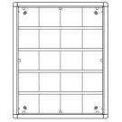 Ritto 1884050 surface-mounted frame 20 module slots, grey-brown