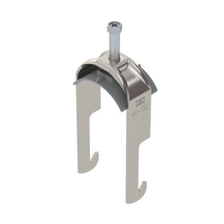 OBO Bettermann 1187844 2056 BS-W1-K-52 A2 46-52mm stainless steel clamp