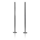 Ritto 1559200 feet brushed stainless steel, round, free-standing, stainless steel