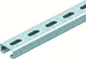 OBO Bettermann MS4121P0700FT 41x21x700mm perforated profile rail, 1122938