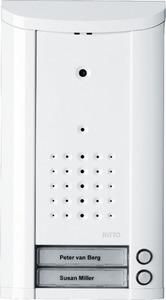 Ritto 1843271 Entravox door station Video Color, 2 WE, video, white lacquered