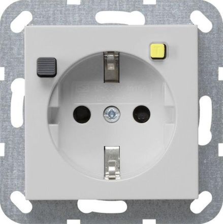 Gira 2677015 30 mA SH Sys 55 grey residual current protection socket