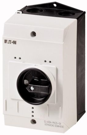 Eaton CI-K2H-PKZ0-GV insulating enclosure with red/yellow rotary handle, 260366