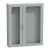 Schneider Electric NSYPLA15123TG 7035 POLY-WS 1500X1250X320 2 GLASS DOORS standing cabinet