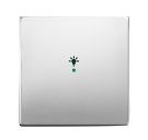 Busch-Jaeger 6231-10-866 Rocker, 1-way, with symbol 'light' stainless steel