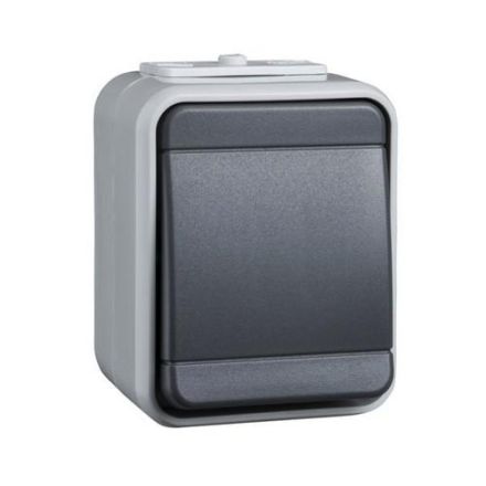 ELSO 441709 10A AquaTop light/basalt grey cross switch