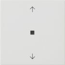 GIRA 510527 KNX-RF operating top unit System 55 | 1-way, arrows | pure white satin finish