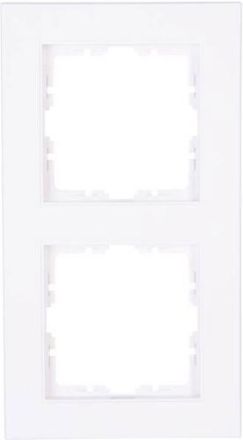Kopp 402632005 HK07 2-way arctic white matt cover frame