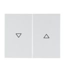 Berker 14357109 blind rocker switch with imprint symbol