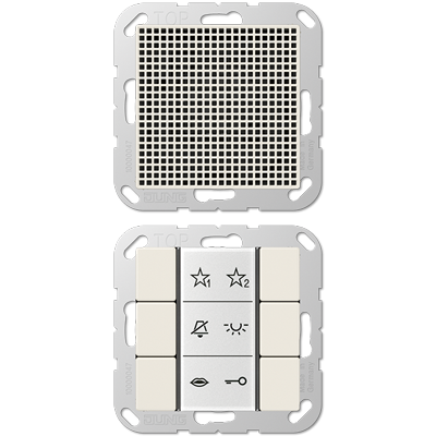 Jung SIAIA6W audio indoor station, AS series, white