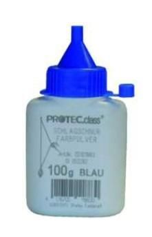 PROTEC.class 05101883 Special tools Chalk line color powder blue 100g PSSFP