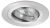 Brumberg 6925 NV recessed spotlight GX5.3/50W alu matt