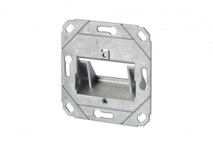 METZ CONNECT Keystone 2 Port pure white RAL9010 undetermined connection box UP, 130B20D21200KE