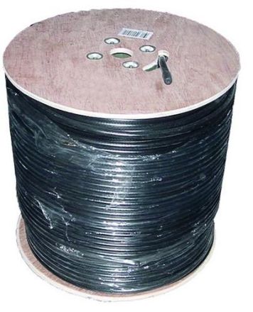 PROTEC.class PEKO-T300 PEKO-T300 coaxial earth cable 75 black Tr.300m