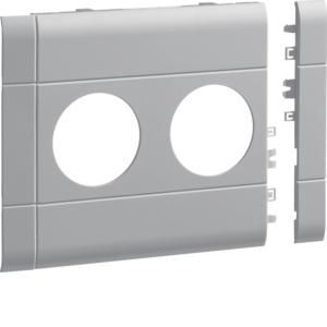 TEHALIT GB120207035 Modular panel 2-way socket BR OT 120 light grey