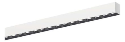 Siteco 51MX21DB35W Silica21 Darkl.Refl 5390lm DA2 ws L:1504 LED ceiling light
