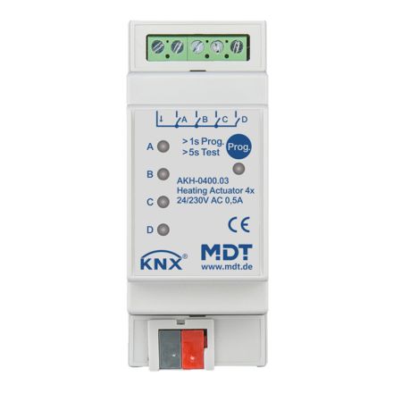 MDT AKH-0400.03 KNX heating actuator | 4-fold