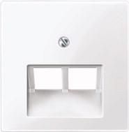 MERTEN 296125 Central plate active white glossy System M