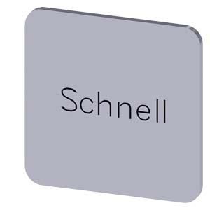 Siemens 3SU1900-0AF81-0AM0 labeling plate 22x22 fast