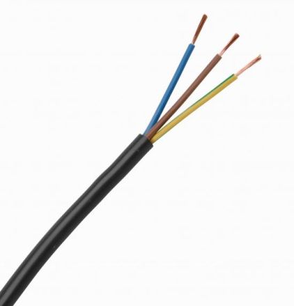 Kopp 153725001 PVC hose line 3G1.5mm, black, 25m