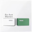 MERTEN 452125 Central plate active white glossy System M