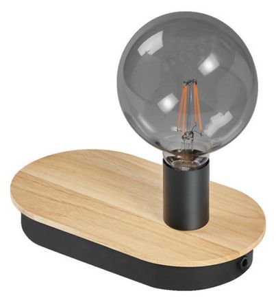 LEDVANCE Osram 4058075757103 DECOR WOOD TABLE TOUCH BK WD E27 LED table lamp