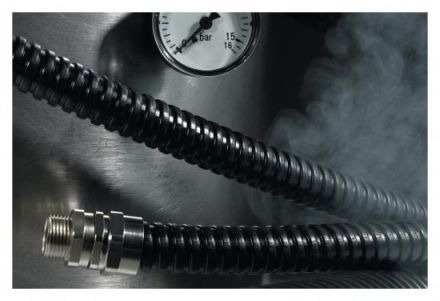 HellermannTyton 166-30801 NCS16-GS/PA6-BK-25M HelaGuard metal conduit