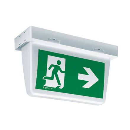 EsyLux EN10077012 SLX 24 LEDi High Cover 24-230V ws LED emergency light