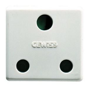 Gewiss GW20209 2M 2P+PE 16A British standard white socket