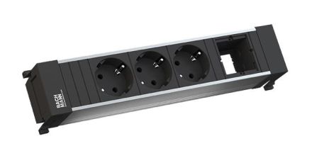 Bachmann 916.006 Power Frame 3xCEE7/3 1xCM power 0.2m GST